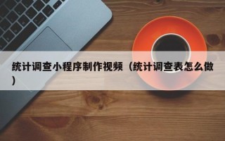 瑞安统计调查小程序制作视频（统计调查表怎么做）