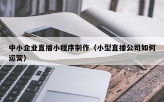 瑞安中小企业直播小程序制作（小型直播公司如何运营）