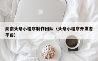 瑞安湖南头条小程序制作团队（头条小程序开发者平台）